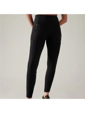 Athleta Headlands Hybrid Mid Rise Tight Size 6